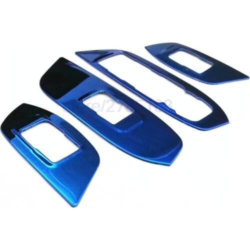 For Chevrolet Holden Equinox Third GE 2018 2019 2020 Car Interior Window Rises Switch Button Cover Trim 4pcs Left Drive Only