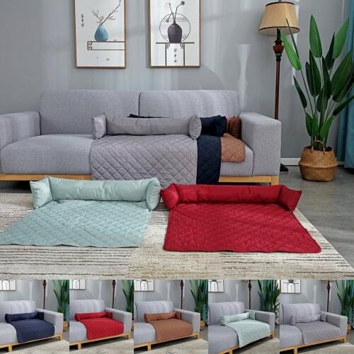 Double layer waterproof Sofa Cover Removable Pet Dog Kid Mat Armchair Furniture Protector Washable Arm Couch Covers Slipcovers