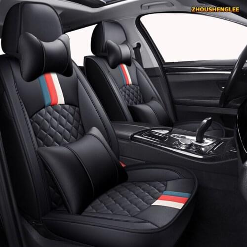 Leather car seat cover For hyundai sonata Elantra getz ioniq i10 santa fe solaris tucson creta ix25 ix35 i55 car seat