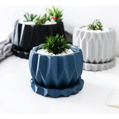 Creative European Flower Pot Mould Concrete Creative Pot Mold Concrete Art Mold Cement Plaster Planter Mold