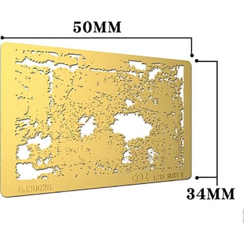 Brass Spray Stencil Spray Cover Spray Plate Rust/Stain/Wood Effect DIY Model Upgrade Tool