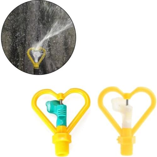 1/2" 360 Degree Rotation Water Sprinkler Nozzle Head Yard Garden Lawn Irrigation