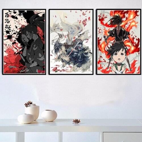 Wall Artwork Canvas Painting Home Decoration Printed Japan Dororo AnimeNordic Style Modular Pictures Poster For Children Room