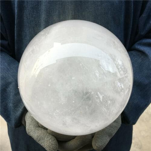 Natural clear white Quartz Sphere Crystal Ball Healing++Support wholesale customization