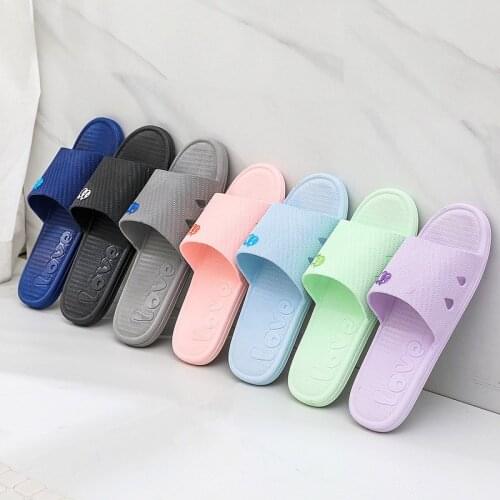 2021 New Couple Slippers Hotel Non-Slip Gym Bathroom Non-Slip Sandals Women Home Indoor Four Seasons Sandals And Slippers Men