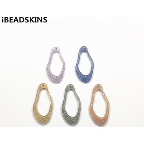 New arrival! 41x19mm 100pcs Acrylic Oval-Shape charm/Connectors for Necklace,Earrings parts,Accessories,hand Made Jewelry DIY