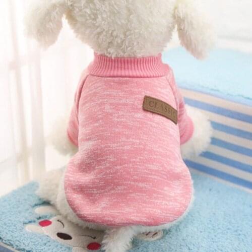 Dog Clothes Warm Puppy Outfit Pet Jacket Coat Winter Dog Clothes Soft Sweater Clothing For Small Dogs Chihuahua