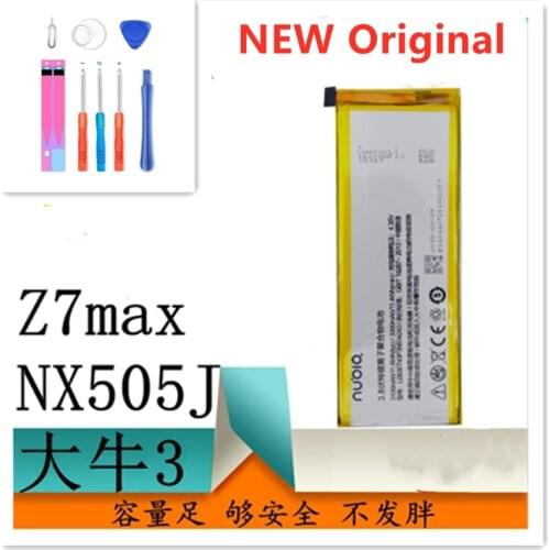 Original 3100mAh Rechargeable Lithium Polymer Battery Li3830T43P3hB34243 For ZTE Nubia Z7 Max NX505J