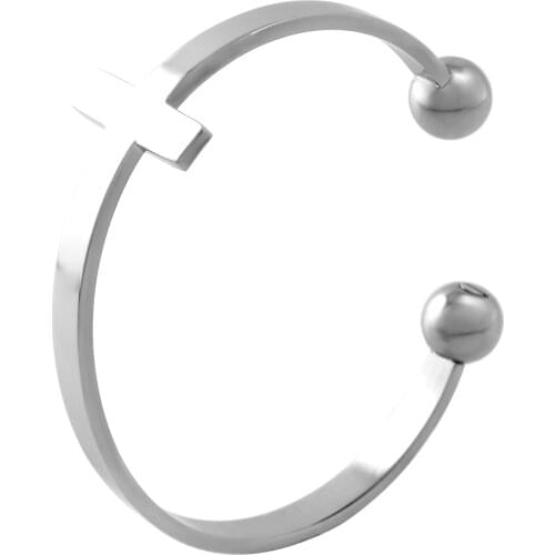 Factory Directly 10Pcs/Lot Heart or Cross Stainless Steel Cremation Urn Bracelet Charm Bangle Cremation Jewlery for Ashes