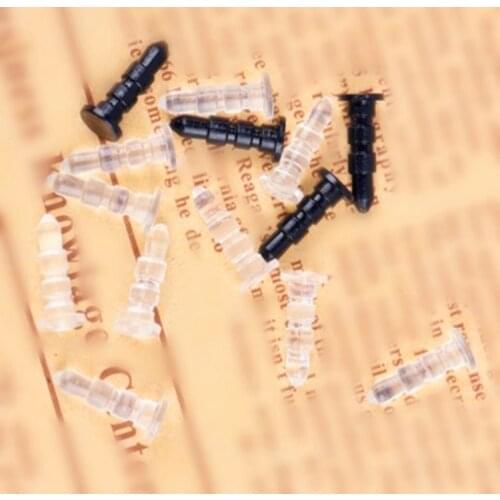 10pcs Plastic dust plug 3.5mm earphones phone accessories DIY phone Pendant parts for iphone samsung HTC Dustproof Plug Caps
