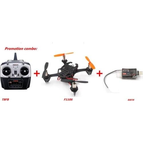 Radiolink T8FB transmitter radio lefthand throttle + F110S FPV drone+R8FM receiver promotion combo