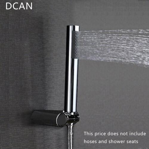 Handheld Showerheads Hand Shower Hand Held Shower Head Round Bathroom Faucet Accessories Products Solid Brass Chrome Finished