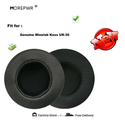 Replacement Ear Pads for Genuine Minelab Koss UR-30 UR30 Headset Parts Leather Cushion Velvet Earmuff Earphone Sleeve Cover