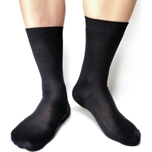High Quality Elastic Nylon Men Silk Socks For Business Gentlemen Sexy Softy Male Formal Dress Suit Socks Collection Stockings