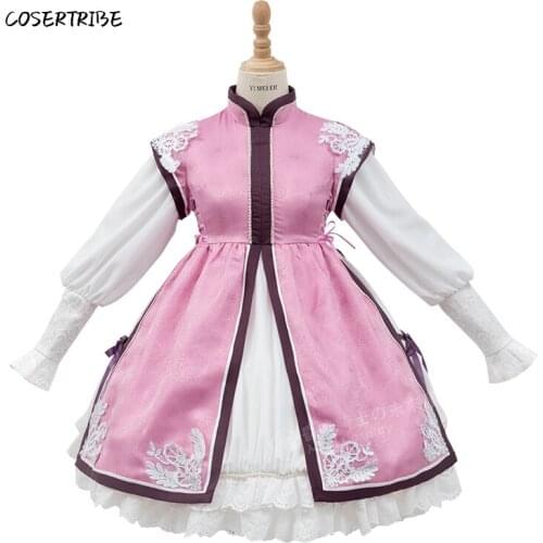 Anime Cardcaptor Daidouji Tomoyo Pink Lolita Dress Gorgeous Daily Outfit Cosplay Costume Women Halloween Free Shipping 2020 New