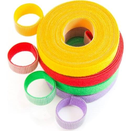 1.5*500cm plant bandage nylon ultra-thin paste cable management fiber optic bristle cable tie
