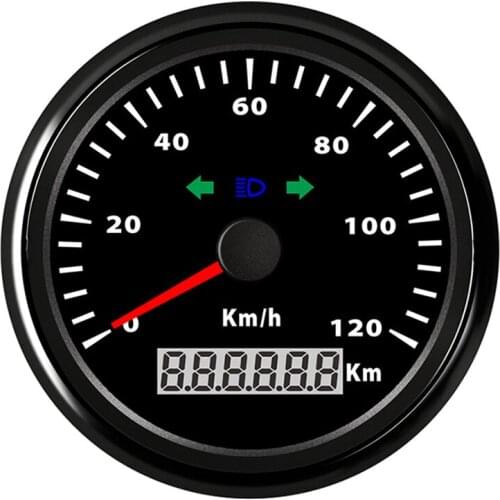 120/200kmh Digital Speedometer for Car Boat Vessel Yacht With Backlight Waterproof Rank IP67