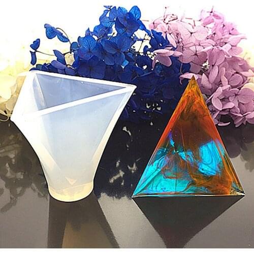 20/30/40/50mm Fashion Transparent Polygon Silicone Molds DIY Resin Decorative Craft Jewelry Making Mold Resin Molds For Jewelry
