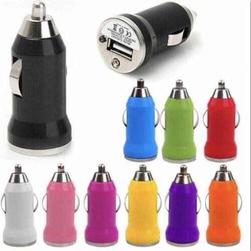 Car Charger Mini Dual USB 12v 5W Lighter Socket Adapter Plug Fast Charging Car Cigarette Lighter DC Power Charger For IPhone