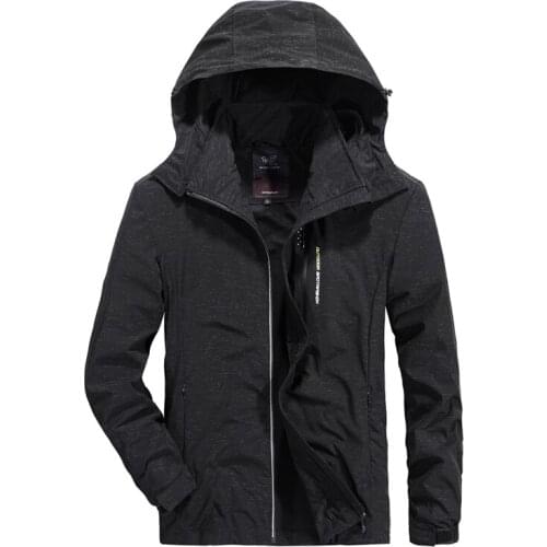 2020 Spring Mens Plus Size 8XL Zipper Military Tactical Jacket Men Windbreaker Bomber Jacket Male Fashion Slim Clothes Coat