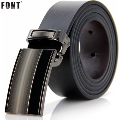 Mens Belt genuine leather business real leather metal buckle Cowhide fashion belts