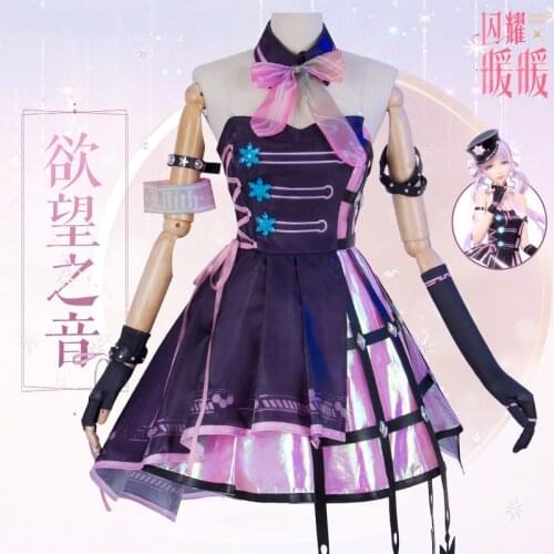Pre-sell Game Shining Nikki Lilith Voice of Desire Dress Gorgeous Uniform Cosplay Costume Halloween Suit For Women