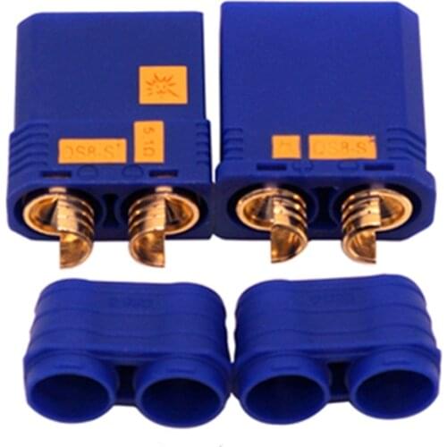 QS8-S Anti-spark Battery Connector Large Current Male/ Female Plug with Sheath Sparkproof for RC Plant Agriculture UAV