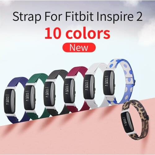 Wrist Strap For Fitbit Inspire 2 Elastic Band For Fitbit ACE 3 Kids Adjustable Bracelet Smart Watch Accessories Women Belt