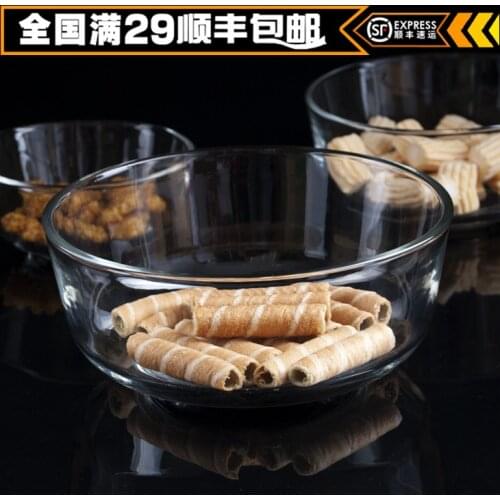 Christmas 29 SF round glass bowl full pack salad dessert bowl of rice noodle bowl through high quality T