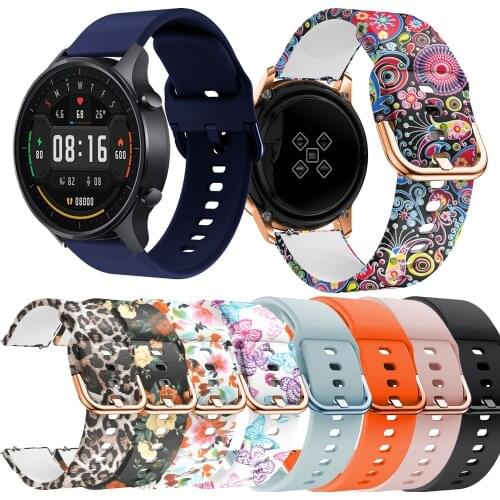 Silicone Strap For Xiaomi Mi Watch Color Smart Watch Band Replacement Watchband Correa For Huami Amazfit GTR 2 GTR2 Bracelet