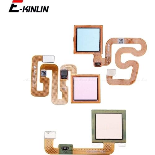 Touch ID Fingerprint Connector Scanner Sensor Home Return Key Menu Button Connection Flex For Xiaomi Redmi Note 5 Note 4X