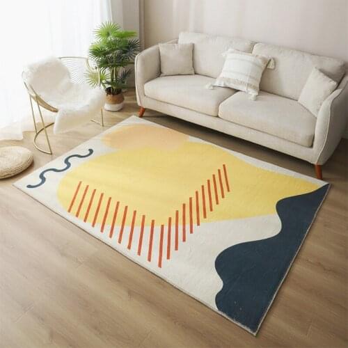 Modern Simple Carpet For Iving Room Nordic Large Area Light Luxury Bedroom Mat Home Decor Bedside Rug Soft And Thick Blanket