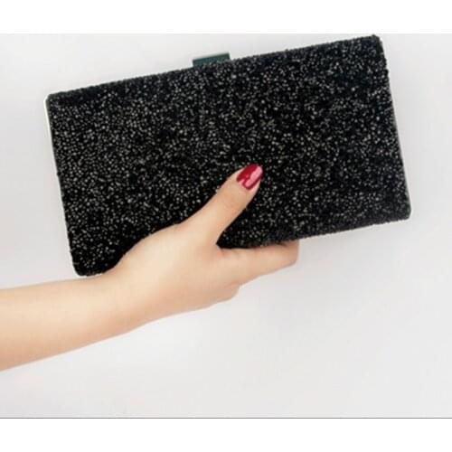 Rhinestone Clutch Bag Women Luxury Gillter Evening Party Purse Box Bag Diamond Female Clutch Crystal Day Wallet Wedding Purse