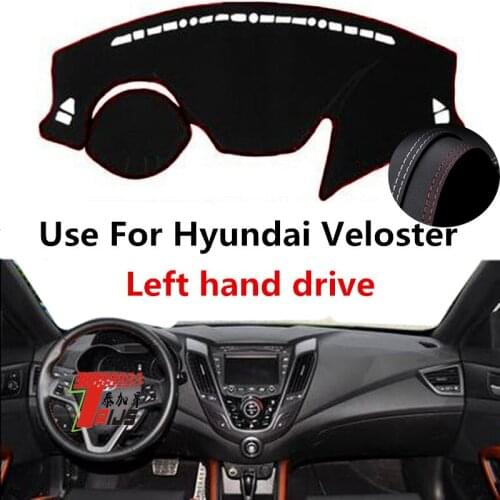 TAIJS Factory Casual Anti cracking Leather Car Dashboard Cover For Hyundai Veloster Left hand drive