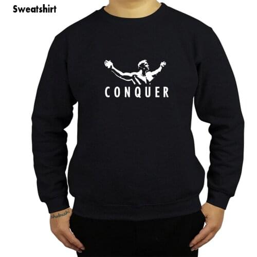 Arnold Schwarzenegger sweatshirt Arnold Schwarzenegger Conquer hoodie Cotton Oversized hoody Classic sweatshirt sbz8063