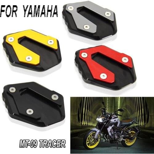 New Foot Extension Pad CNC Motorcycle Kickstand Side Kick Stand For Yamaha MT-09 Tracer MT 09 TRACER 900 GT MT09 FZ09