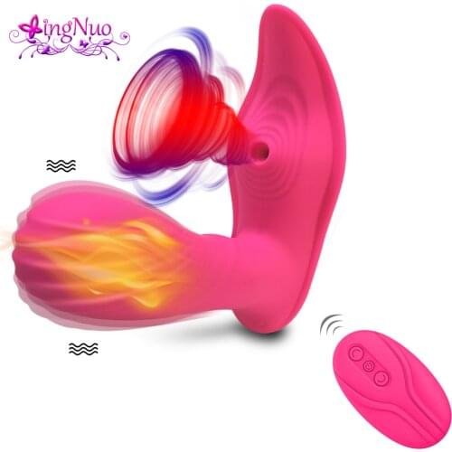 G-spot Clit Sucker Vibrator With Remote Control Clitoris Stimulation Dildo Female Vibrators For Women Erotic Sex Toys For Adults