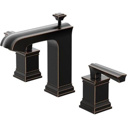 Vidric New Basin Faucets America style Brass Bathroom 8Sink Faucet widespread 3 Hole Bathroom basin Mixer