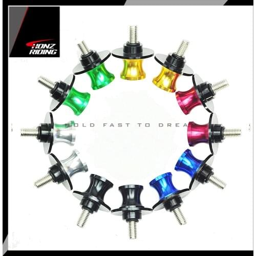 For Honda CBR 600RR 900RR 954RR 1000RR Hornet 600 CB600F Motorcycle Stand Screws Swingarm Spools Slider