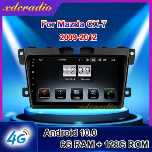 Xdcradio 9" Touch Screen Android 10.0 For Mazda CX7 CX-7 CX 7 Car Radio Car Multimedia Player Auto GPS Navigation 4G 2009-2012