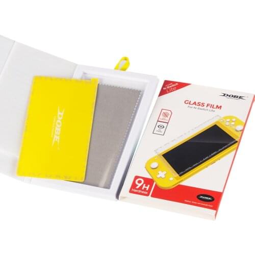 DOBE Screen Protector for Nintendo Switch Lite 9H Hardness 0.3mm Thickness Explosion-proof Tempered Glass Film NS Accessories