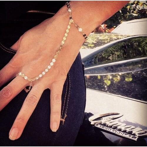 2017 new hot sale present Women Link Bracelet Chain gum for Statement Elegant Bracelets Bangles pulseira feminina Hot sale