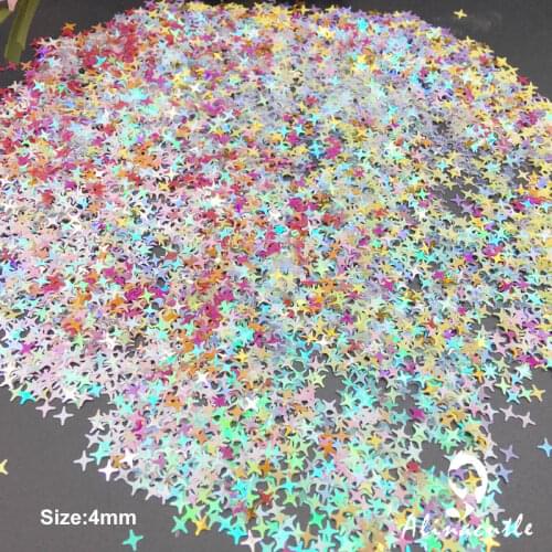 25g 4mm star Sequins golden Paillette Sewing Garment Accessories,Clothing accessories,DIY Sequins scrapbooking shakes