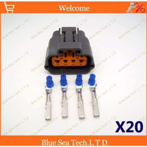20 sets 4 Pin/way 2.2mm,Car Waterproof Electrical connector,Auto oxygen sensor plug for Honda,Toyota,car Motorcycle ect
