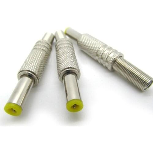 4PCS 5.5*2.1mm DC power plug welding type DC power connector anti-corrosive and durable shell high quality plug adapter