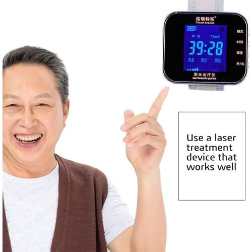 650nm Watch Laser Treatment Device Therapy Wrist Low Frequency Hypertension Hyperlipidemia Hyperviscosity Treatment Healthcare