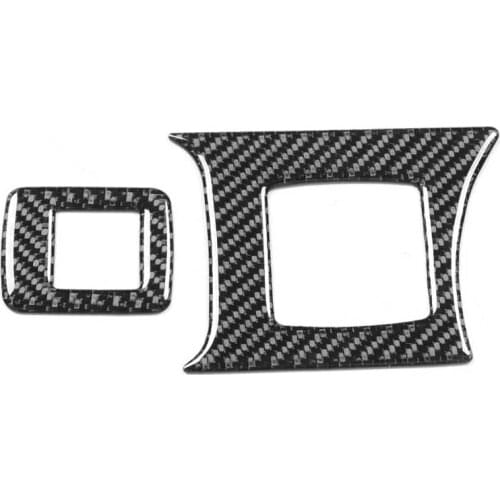 Car mirror protect car styling Convertible Switch Button Trim Carbon Fiber Sun Roof Button Frame Fit for Mazda MX-5 NC 09-15