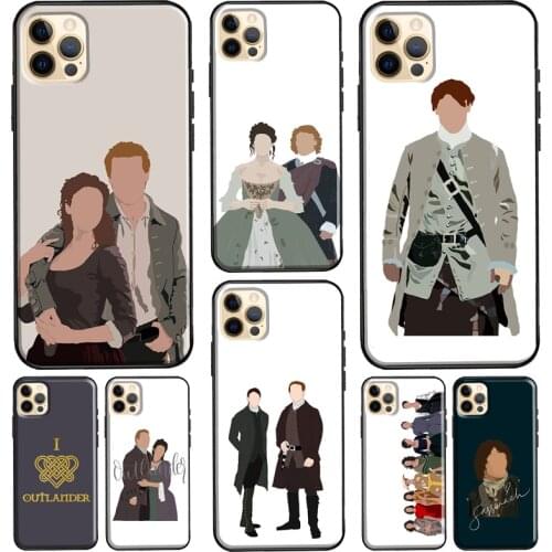 Jamie and Claire Fraser Outlander Phone Case For iPhone 11 12 Pro Max 7 8 Plus X XR XS Max 5S SE 2020 12 Mini Back Cover
