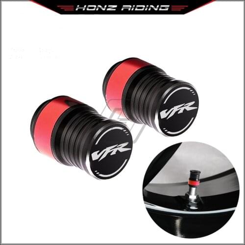 For Honda VFR 400 800 1200 1200F Rim Motorcycle Accessories Wheel Valve Stem Cap Set