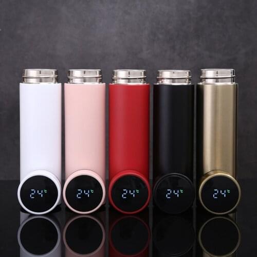 Travel Smart Stainless Steel Coffee Mug Thermos Temperature Display Water Bottle Termos Vacuum Flask Thermos Garrafa Termica Cup